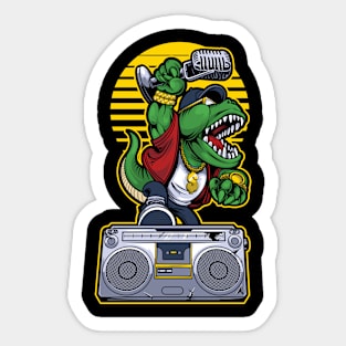 DINOSAURS MUSIC Sticker